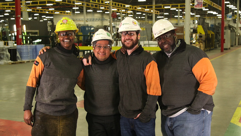 diverse group of CRH employees